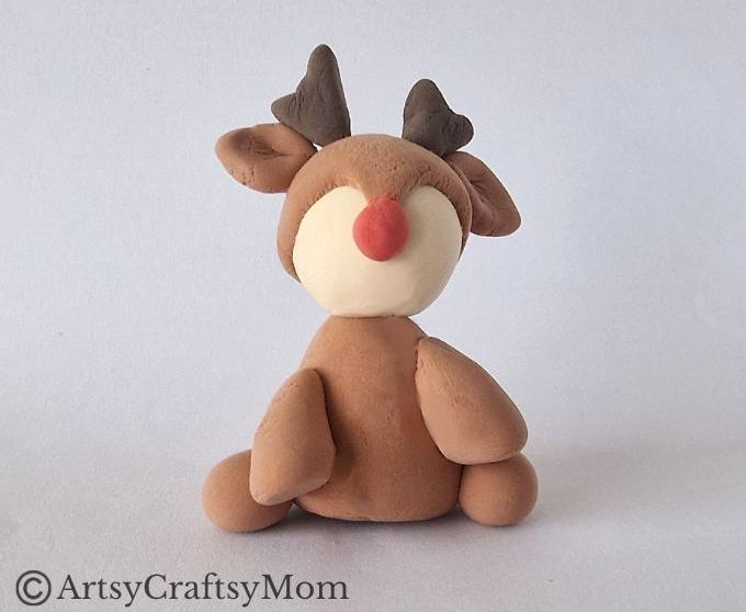 Celebrate the red-nosed hero of the holiday season with a cute DIY Clay Rudolph Craft for Kids! Check out the step-by-step tutorial to get started!