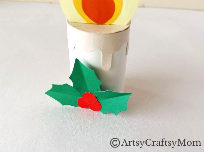 Easy Toilet Paper Roll Candle Craft for Christmas 14 There will be candles galore during Christmas, but if you want something that's safe for kids, you will love our Toilet Paper Roll Candle Craft!