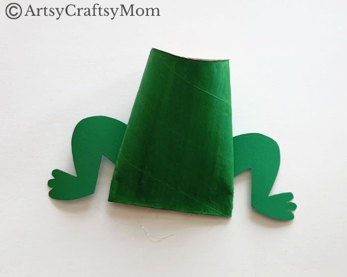 If you've got an empty cardboard tube lying around, you must make this cute and fun toilet paper roll frog craft! Easy to make & fun to play with!