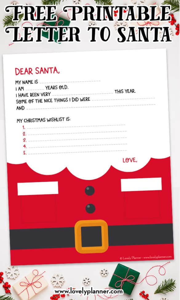 Need to write to Santa but don't know where to start? Check out these Letter to Santa Printables - easy templates to get started on that letter!