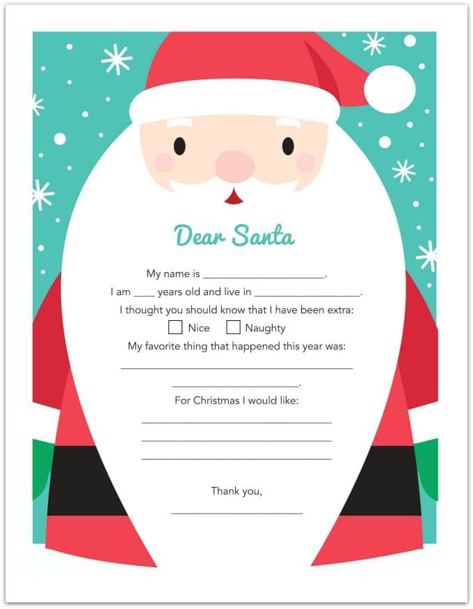 Need to write to Santa but don't know where to start? Check out these Letter to Santa Printables - easy templates to get started on that letter!