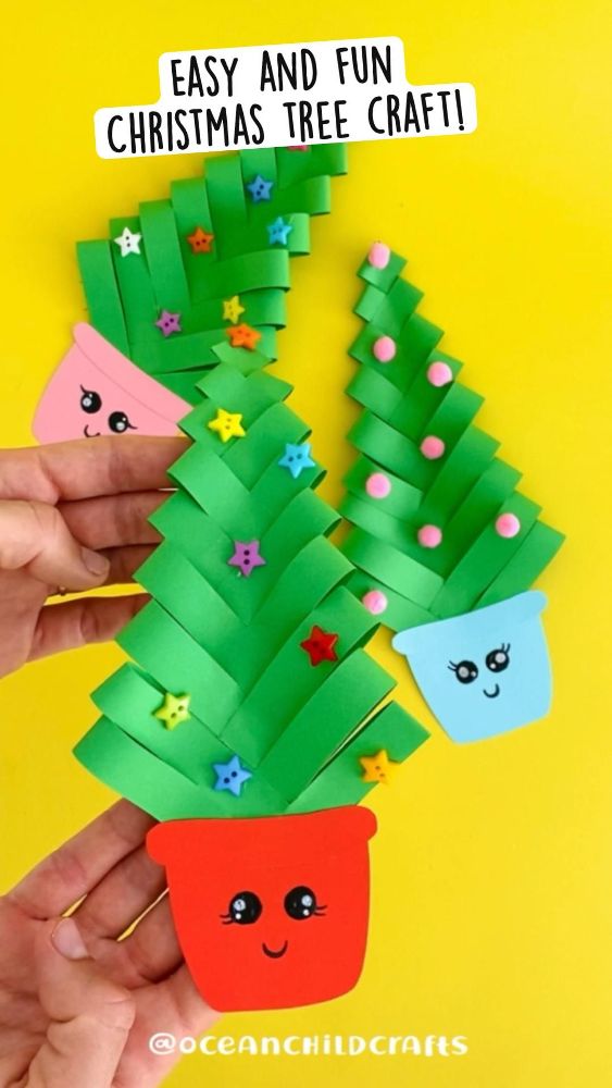 Celebrate the most important icon of Christmas celebrations with these pretty Christmas tree crafts for kids! There's something for everyone here!