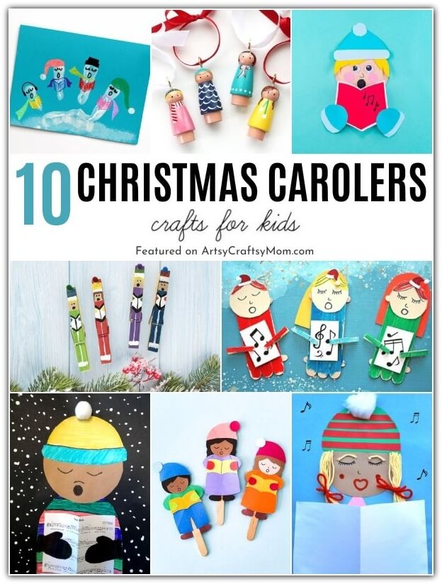 Whether you're planning to go out caroling or not, you're sure to enjoy these fun Christmas carolers crafts for kids! Lots of creative ideas in here!