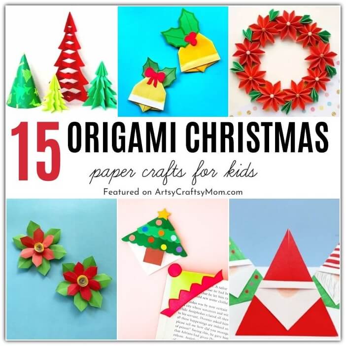 All you need to make these gorgeous Origami Christmas crafts is paper! Check out our list featuring easy to more challenging Origami projects.