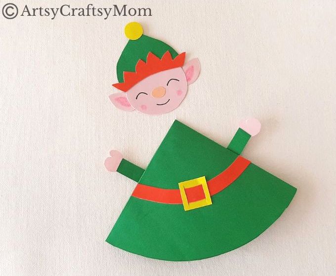 Who says elves can't rock and roll? Here's a Fun Rocking Elf Papercraft for Kids of all ages to make and play with this festive season!