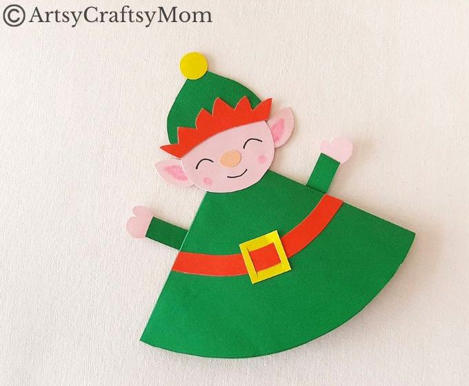 Who says elves can't rock and roll? Here's a Fun Rocking Elf Papercraft for Kids of all ages to make and play with this festive season!