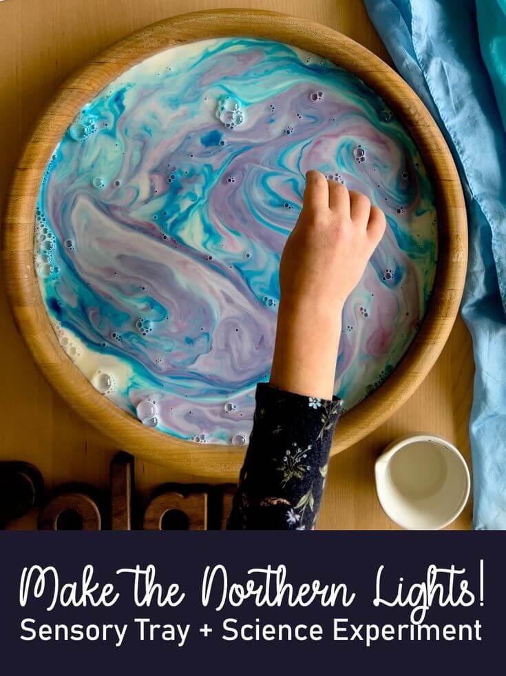 Learn about the amazing Aurora borealis with our stunning Northern Lights art projects for kids! Try chalk pastels, watercolors, acrylic paints & more!