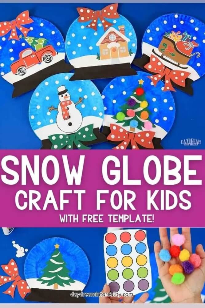 It's World Snow Day on 19th January, and we're celebrating with some stunning snow globe crafts for kids, made from paper, mason jars & more!