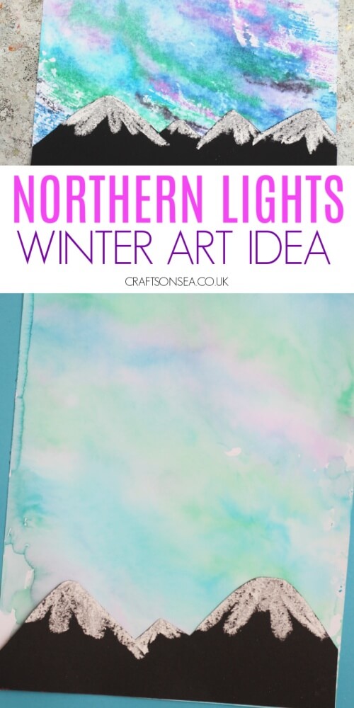Learn about the amazing Aurora borealis with our stunning Northern Lights art projects for kids! Try chalk pastels, watercolors, acrylic paints & more!