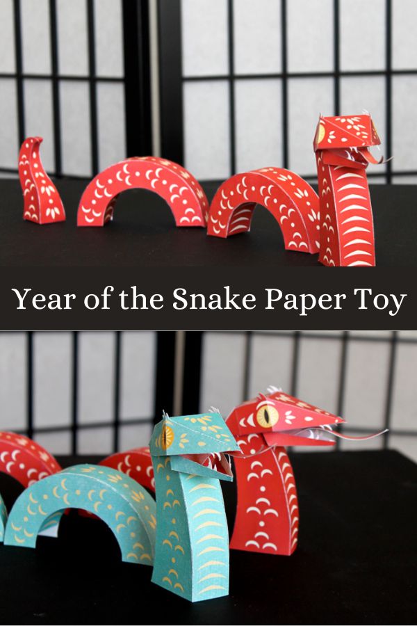 15 Easy Year of the Snake Crafts for Kids 13 It's time for the Lunar New Year, and 2025 is the Year of the Wood Snake! Here are 15 year of the snake crafts for kids to make and celebrate!