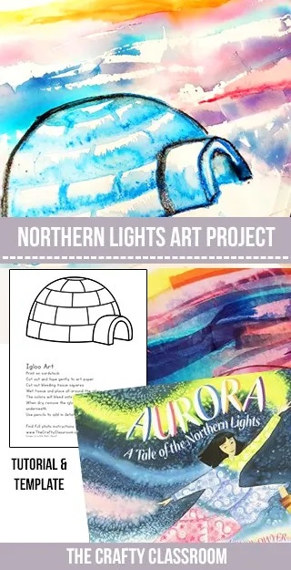 Learn about the amazing Aurora borealis with our stunning Northern Lights art projects for kids! Try chalk pastels, watercolors, acrylic paints & more!