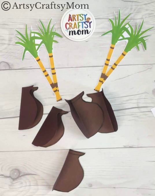 Here's an easy DIY 3D Popup Card for Pongal that kids can make by themselves! Features a Pongal pot with overflowing rice and bamboo decor!