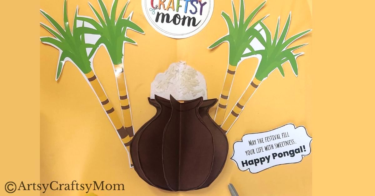 3D Popup Card for Pongal Facebook1
