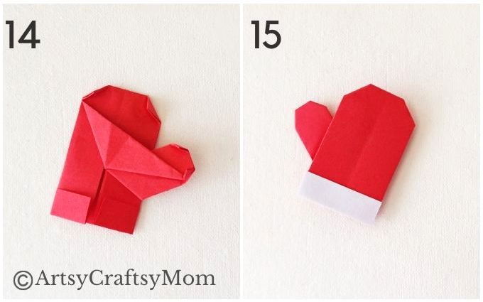 This Origami Mittens Craft may not keep your paws warm this winter, but they sure look adorable! Easy project for young kids & Origami beginners.