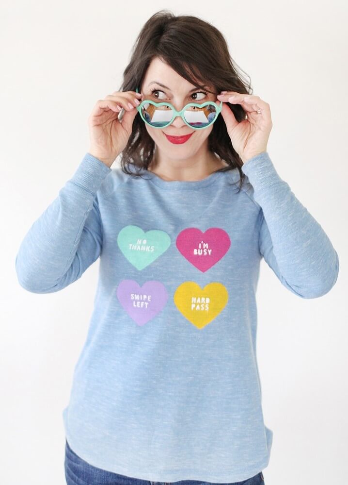 Tired of all the lovey-dovey stuff all around! Take control with these snarky anti-Valentine's Day crafts and activities to try with like-minded friends!