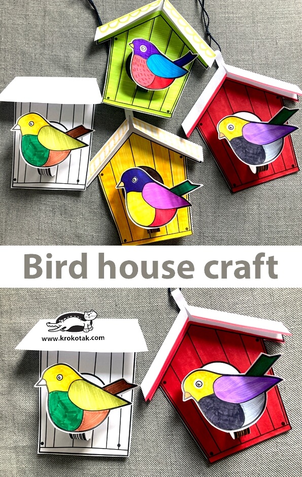 Give our feathered friends a little home and have some fun with these birdhouse crafts for kids! Use cardboard, bottles, Popsicle sticks and more!