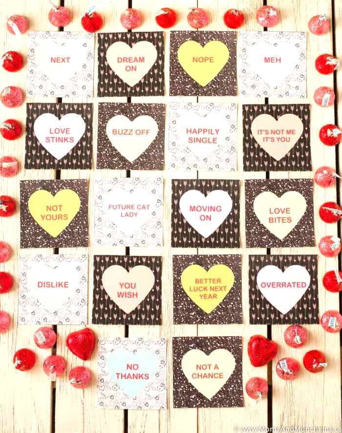 Tired of all the lovey-dovey stuff all around! Take control with these snarky anti-Valentine's Day crafts and activities to try with like-minded friends!