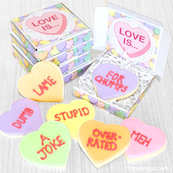 Tired of all the lovey-dovey stuff all around! Take control with these snarky anti-Valentine's Day crafts and activities to try with like-minded friends!