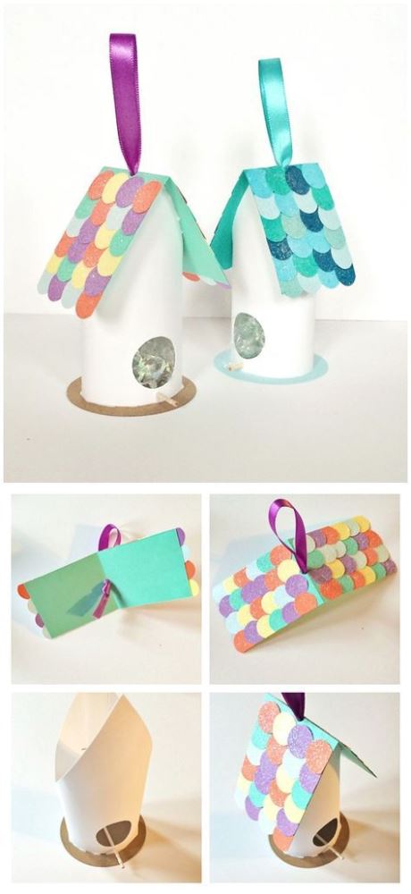 Give our feathered friends a little home and have some fun with these birdhouse crafts for kids! Use cardboard, bottles, Popsicle sticks and more!
