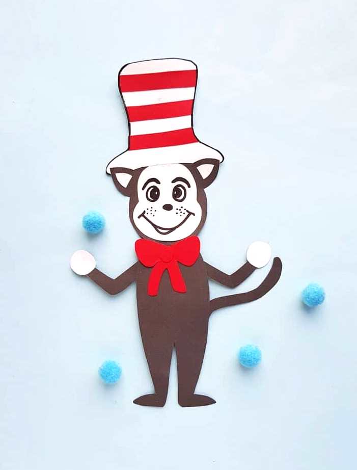 Celebrate the iconic Seuss character with these cute Cat in the Hat crafts for kids! Use toilet paper rolls, paper plates, printables and more!