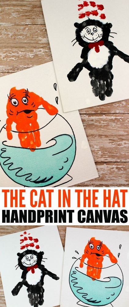15 Simple Seuss Handprint Crafts for Kids 12 With Dr. Seuss's birthday this month, these Seuss Handprint Crafts for Kids are just what we need! Perfect for toddlers, preschoolers and young kids!
