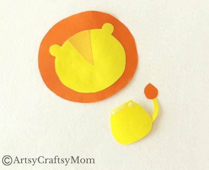 Little kids will enjoy crushing paper for this crumpled paper lion craft! All you need are basic craft supplies and you can set up a fine motor activity!