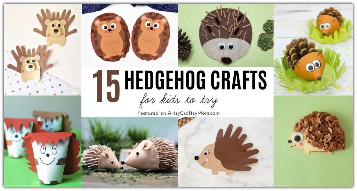 Hedgehogs aren't exactly huggable, but these hedgehog crafts for kids are too cute for words! Learn about this amazing animal through some simple projects!