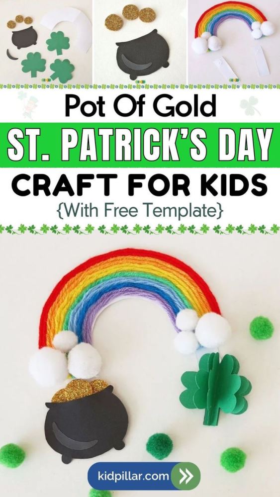 No more chasing Leprechauns - the gold is here! Enjoy these shiny pot of gold crafts for kids to make and play with this St. Patrick's Day!