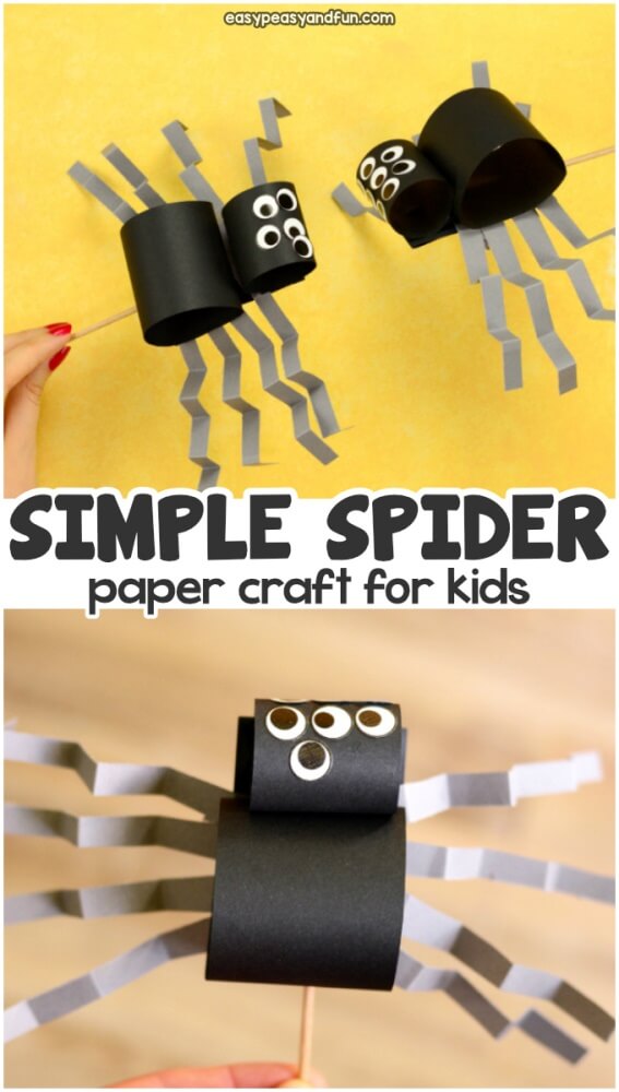 Here are some snazzy spider crafts for kids to try for Save a Spider Day or for Halloween. Make spiders out of paper, pipe cleaners & more!