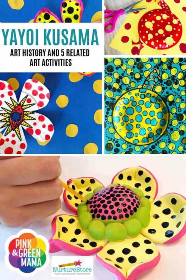 Celebrate the world's most successful living artist with these beautiful Yayoi Kusama Art Projects for Kids! Find out what's behind all those dots!