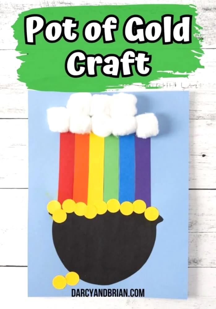 No more chasing Leprechauns - the gold is here! Enjoy these shiny pot of gold crafts for kids to make and play with this St. Patrick's Day!