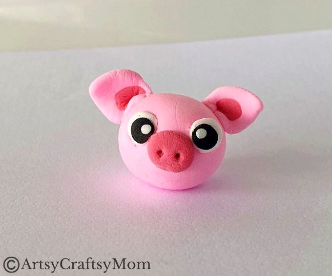 Adorable Clay Pig Craft Tutorial 13 This adorable clay pig craft is a great choice for beginners to clay, and the end result is a cute little friend you can put on your desk or on a shelf!