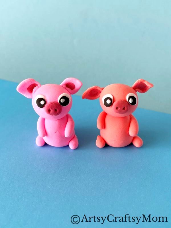 Adorable Clay Pig Craft Tutorial 22 This adorable clay pig craft is a great choice for beginners to clay, and the end result is a cute little friend you can put on your desk or on a shelf!