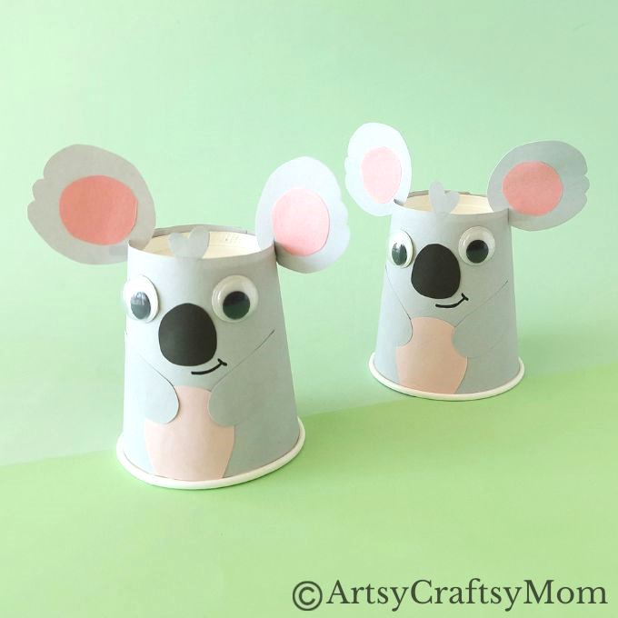 Turn an empty paper cup into this cute little paper cup koala craft for kids! All you need are basic craft supplies and you're all set to begin crafting!