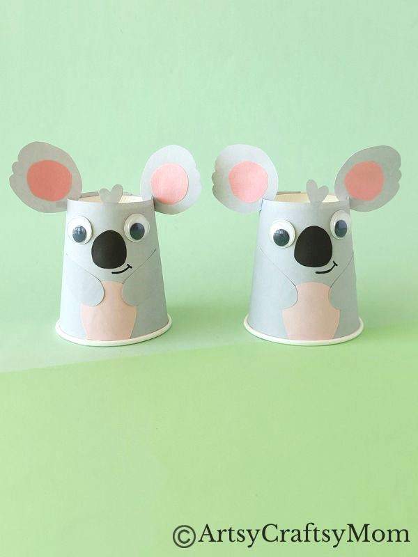 Turn an empty paper cup into this cute little paper cup koala craft for kids! All you need are basic craft supplies and you're all set to begin crafting!