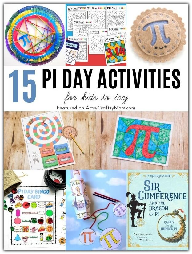 It's Pi Day, and we're all set to celebrate with these fun Pi day activities for kids! There are art projects, crafts, printables and lots more!