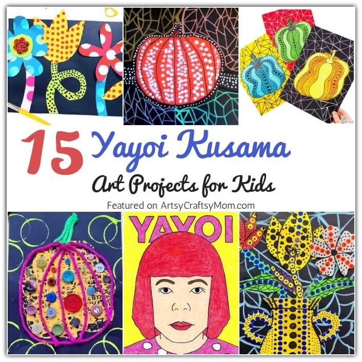 Celebrate the world's most successful living artist with these beautiful Yayoi Kusama Art Projects for Kids! Find out what's behind all those dots!