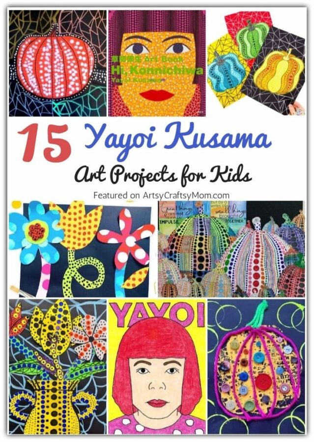 Celebrate the world's most successful living artist with these beautiful Yayoi Kusama Art Projects for Kids! Find out what's behind all those dots!
