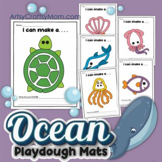 Printable - Ocean Playdough Mats